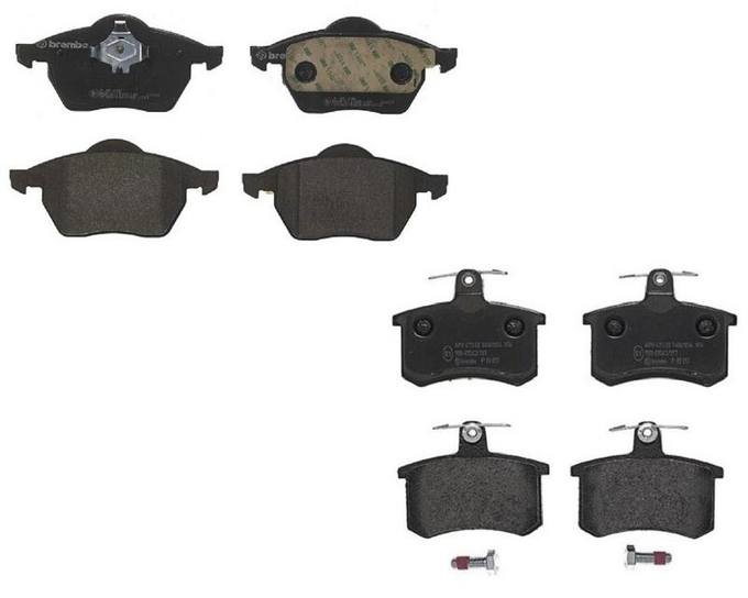 Audi Brembo Brake Kit - Pads Front and Rear (Low-Met) 8D0698151C - Brembo 1627440KIT